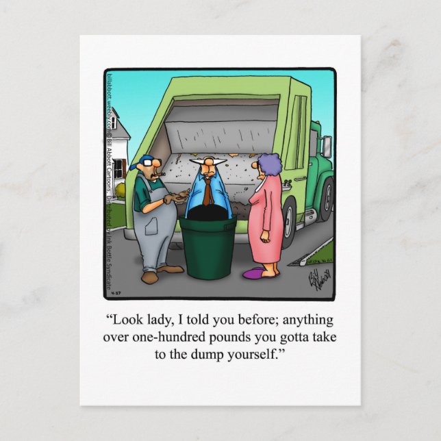 Funny Love & Marriage Humor Postcard (Front)