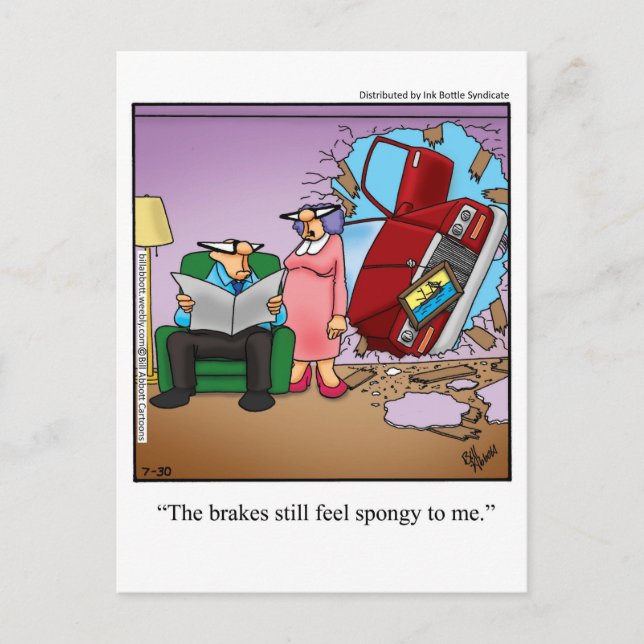 Funny Love & Marriage Humor Postcard (Front)