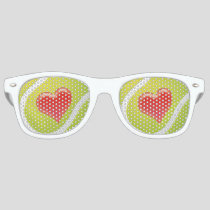 Funny Love Tennis Gift | Sport fan Retro Sunglasses