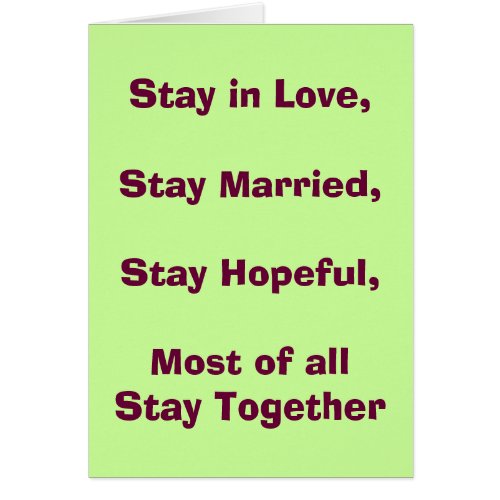 Funny Love Wedding Card