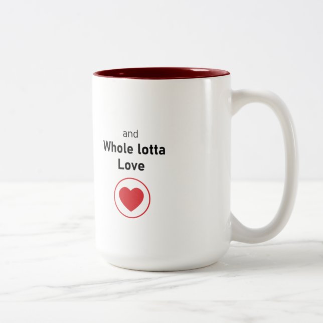Funny lovely retirement gift Two-Tone coffee mug (Right)