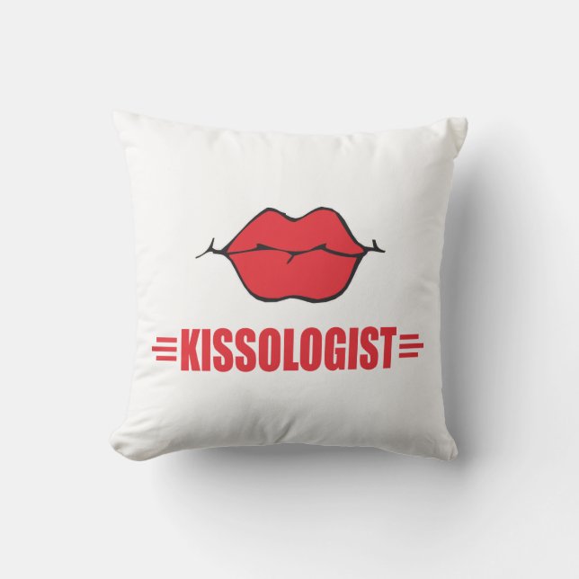 Funny Lover Throw Pillow (Front)