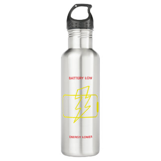 Funny Low Battery Stainless Steel Bottle