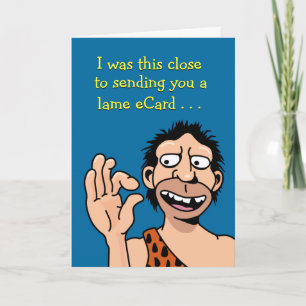 Funny Low Tech Birthday Card