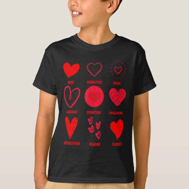 Funny Lsp Speech Language Pathologist Valentines  T-Shirt (Front)