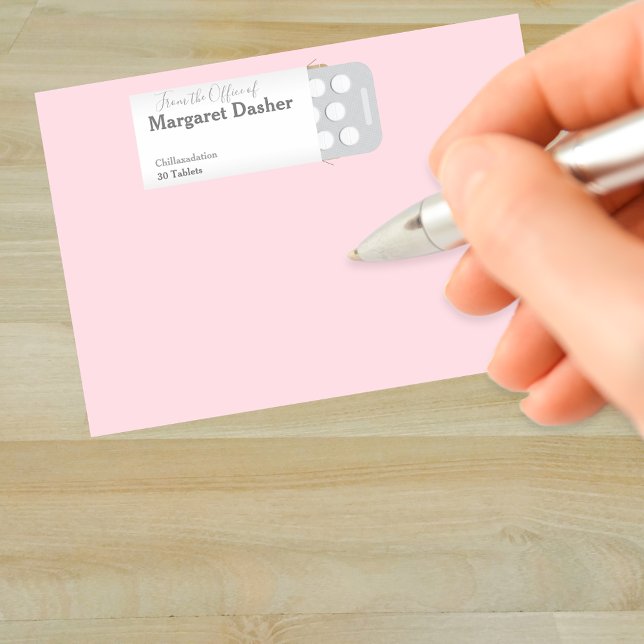 Funny Lt Pink Chillaxadation 30 Tablet Pill Pack Post-it Notes (Creator Uploaded)