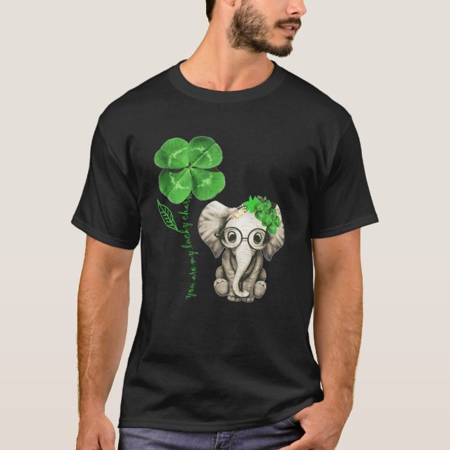 Funny Lucky Charm Quote Cool Mother's Day For Mom  T-Shirt (Front)