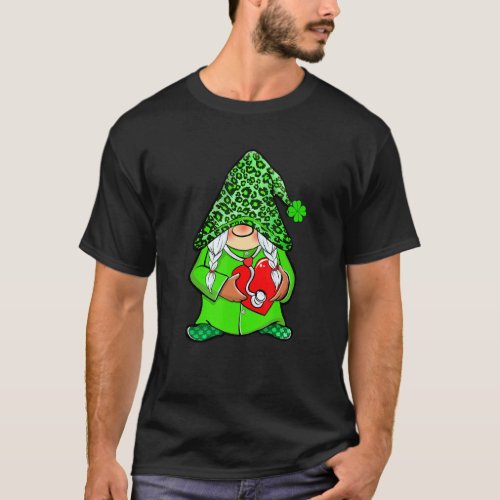 Funny Lucky Nurse Gnomes St Patrick S Day Nursing T-Shirt