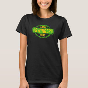 Funny Lucky Swinger Shirt Upside Down Pineapple Sw