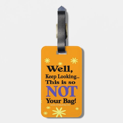 Funny Luggage Tag