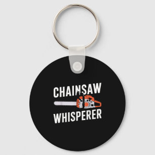 Funny Lumberjack Art Men Women Chainsaw Tree Logge Keychain