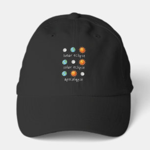 Funny Lunar Solar Eclipse Apocalypse Performance Cap