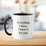 Funny Lyric Music Lover Quote Minimalist Love Mug<br><div class="desc">For the coffee lover with a soft side! This minimalist mug brings punny romance to your daily brew—perfect for gifting or treating yourself with love (and caffeine).</div>