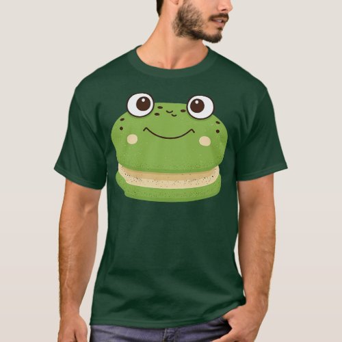 Funny Macaron Frog T_Shirt
