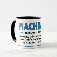 Machinist Travel Mug Coffee Funny Gifts for Men