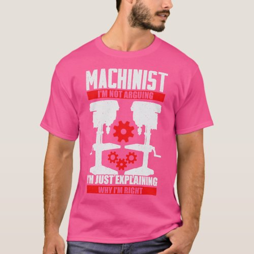 Funny Machinist Machine Operator Gift T_Shirt