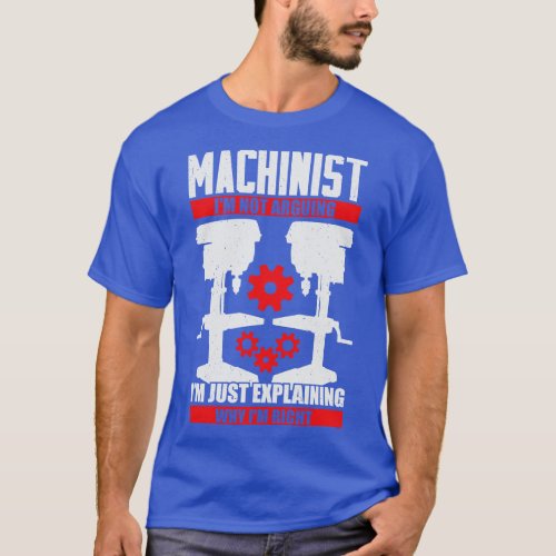 Funny Machinist Machine Operator Gift T_Shirt