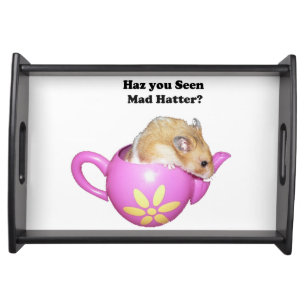  Funny Mad Hatter Dormouse Alice in Wonderland Serving Tray