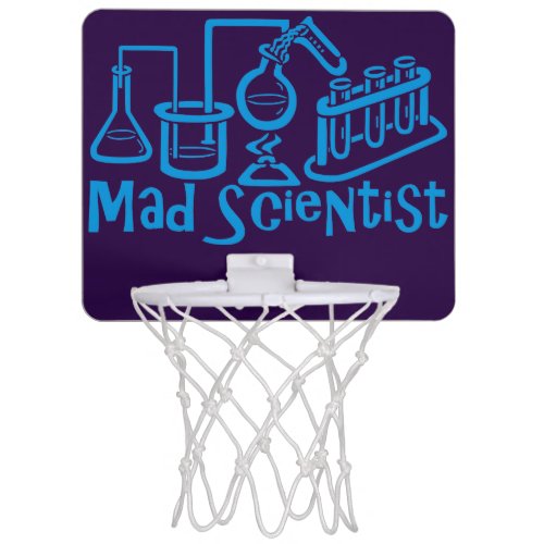 Funny Mad Scientist Laboratory Mini Basketball Hoop