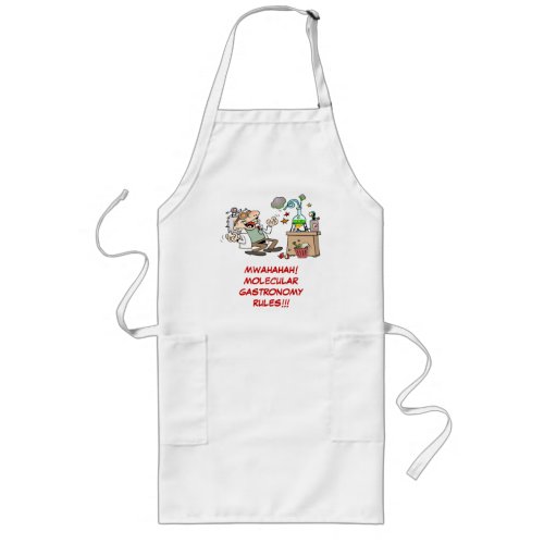 Funny Mad Scientist Long Apron