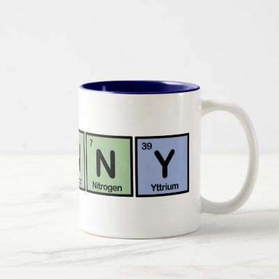 Funny made of Elements Two-Tone Coffee Mug