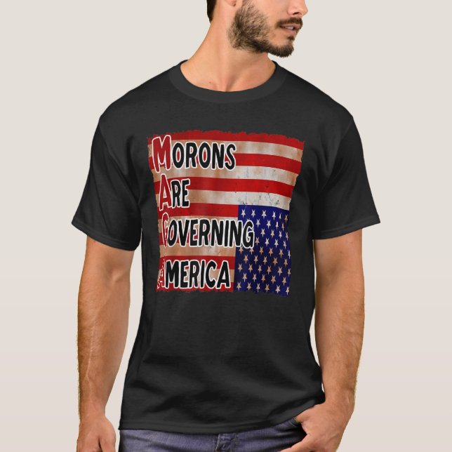 Funny MAGA Definition Meme Anti Trump Saying 86 45 T-Shirt (Front)