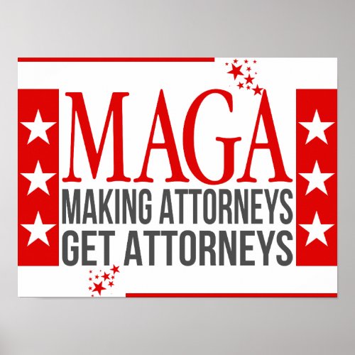 Funny MAGA Poster with Sarcastic Political Quote