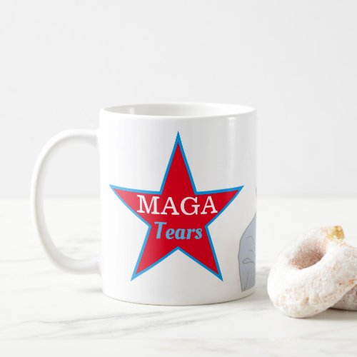 Funny MAGA Tears Trump Clown Political Coffee Mug