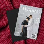 Funny Magazine Cover Photo Unique Stylish Wedding Save The Date<br><div class="desc">Surprise your loved ones with this ultra elegant invitation,  featuring your custom photo and details. Easily add all your details by clicking on the "personalize" option.</div>