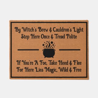 Funny Magic Spell Whimsical Humor Brown Minimalist