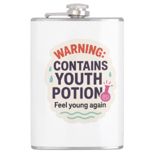 Funny Magical Elixir Design Flask