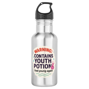 Funny Magical Elixir Design Stainless Steel Water Bottle