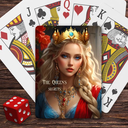 Funny Magical Queen Poker Playing Cards Deck