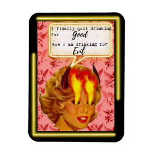 Funny Magnet Best Friend Gift "Good / Evil"