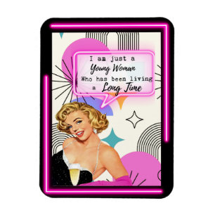 Funny Magnet Best Friend Gift "Young Girl"