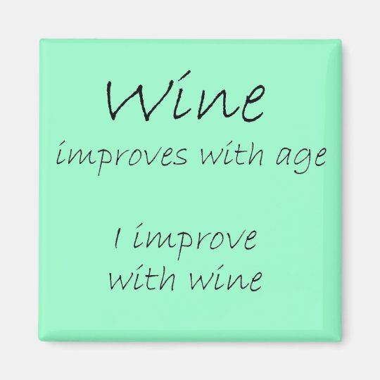 Funny birthday humor wine joke saying gift