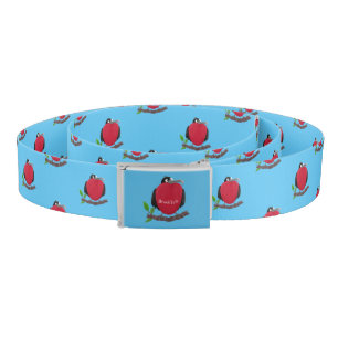 Funny magnificent frigate bird cartoon belt