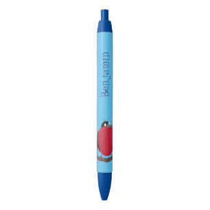 Funny magnificent frigate bird cartoon pen