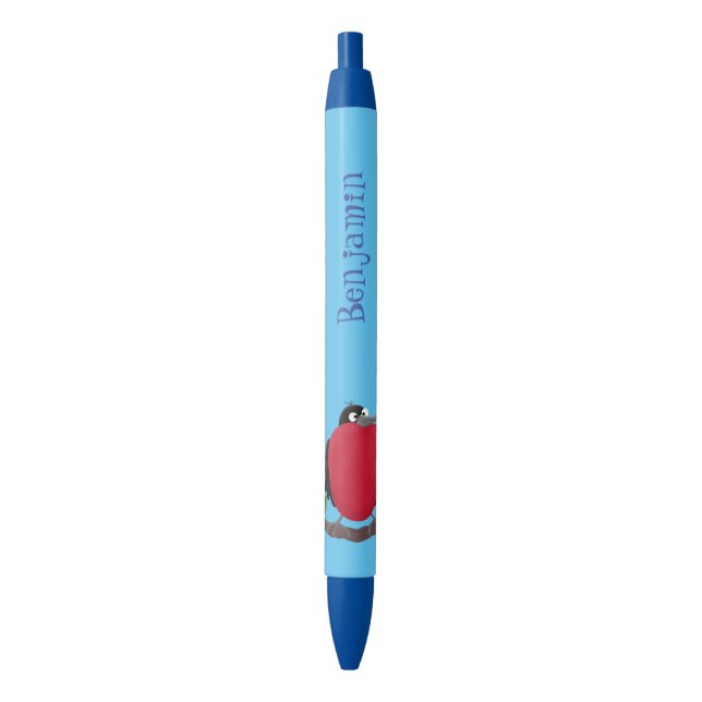 Funny magnificent frigate bird cartoon pen (Front Vertical)