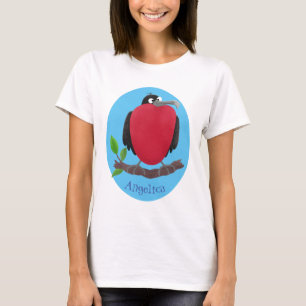 Funny magnificent frigate bird cartoon T-Shirt