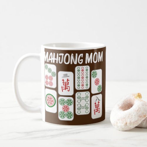 Funny Mahjong Gift For Mom Mother Tile Game Lover Coffee Mug