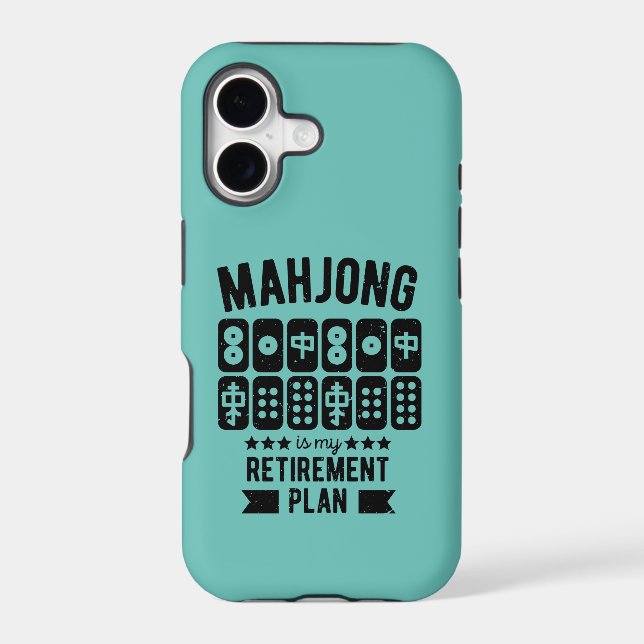 Funny Mahjong Iphone Case (Back)