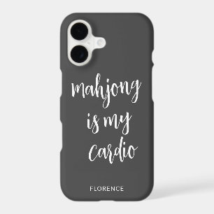 Funny Mahjong Player Lover Personalized Name iPhone 17 Case