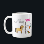 Funny Maid Of Honor Proposal Unicorn Coffee Mug<br><div class="desc">This funny unicorn maid of honor coffee mug will be the perfect gift for you MOH. It will put a smile on her face for sure.</div>