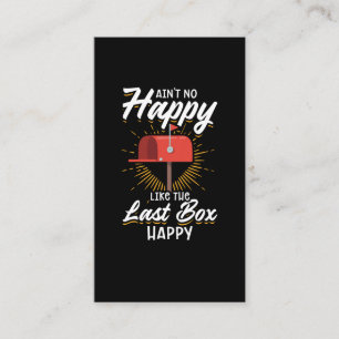 Funny Mail Carrier Postal Worker Mailman Business Card