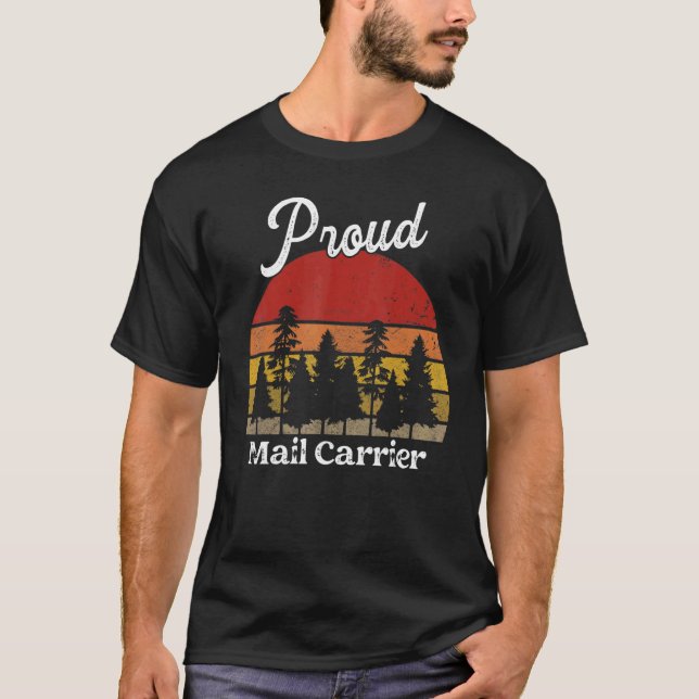 Funny Mail Carrier Shirts Job Title Professions_1 (Front)