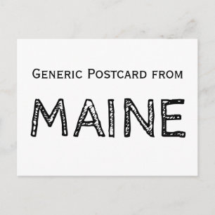 Funny Maine Postcard