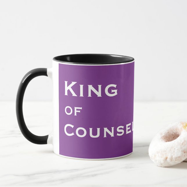 Funny Male Counselor Nickname - Joke Title Mug (With Donut)