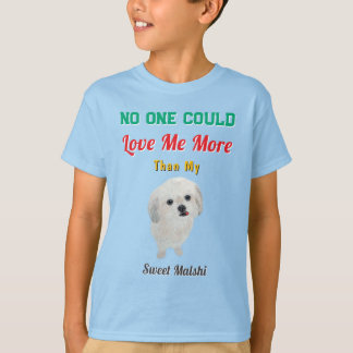 Funny Malshi Puppy Love T-Shirt