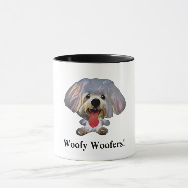 Funny Maltese Dog Mug (Center)